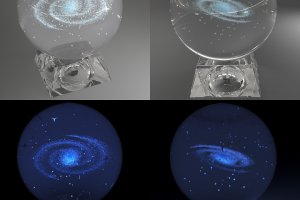 Стеклянный шар "Млечный путь"