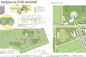Проект посёлка на 2140 жителей