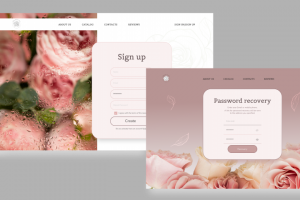 Формы регистрации/авторизации