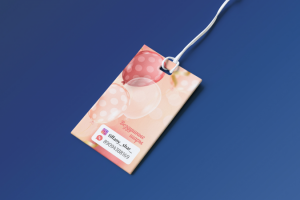 Бирка для фонтана из воздушных шаров