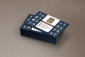 Визитка для спортивного магазина