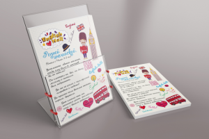 Листовка Родной английский