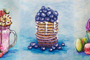 Акварельные сладости