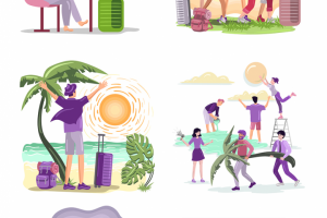 Иллюстрации для сайта Tripico