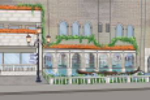 Оформление фасада магазина (Венеция)