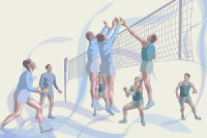 ВолейболистыЭскиз