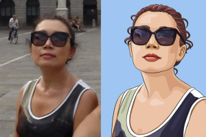 Портрет по фотографии 1