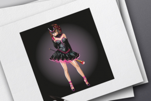 Леди(вектор)