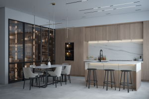 Визуализация интерьера кухни