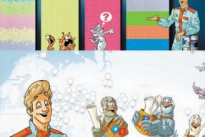 Создание персонажа и иллюстраций для сайта.