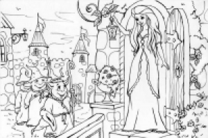 Рисунок-раскраска 01