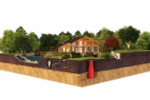 3d визуализация структуры коммуникаций участка