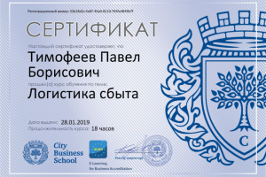 Предпринимательская деятельность / ИП Тимофеев П.Б.