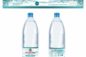 Этикетка вода Антарктида