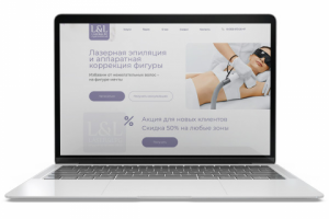Landing Page – лазерная эпиляция и аппаратная коррекция фигуры