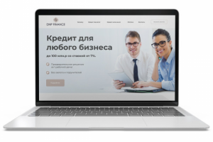 Landing Page – кредит для любого бизнеса "DNP FINANCE"