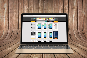 Интернет-магазин Smarttel (разработка дизайна главной страницы)