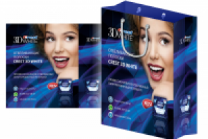 Дизайн пакетов "Отбеливающие полоски CREST 3D WHITE"