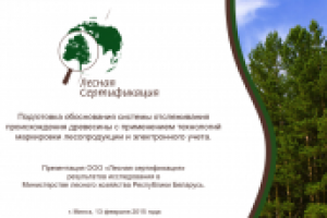 Презентация для выступления "Лесная Сертификация"