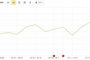 Увеличение посетителей сайта салона красоты в 2 раза за 2,5 мес.