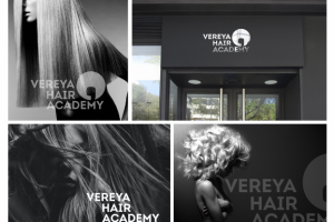 Логотип для салона по наращиванию волос и обучению этому Vereya