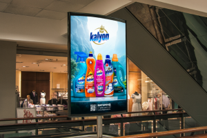 Рекламный баннер с химией для дома