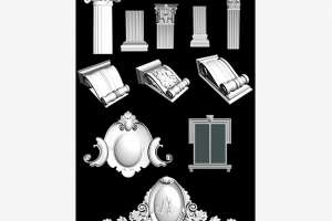 лепнина в 3dmax