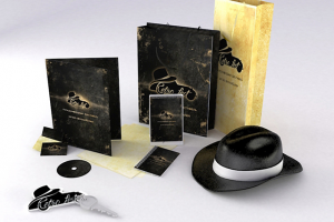 Фирменный стиль для фестиваля "Retro car fest" . 3dmax