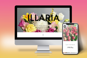 Лэндинг для цветочного магазина