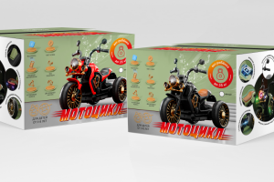 Разработка упаковки под детский мотик