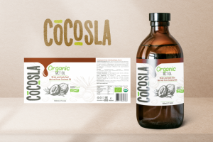 разработка этикетки для кокосового масла