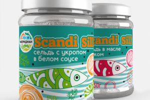 Разработка этикетки для «Меридиан»