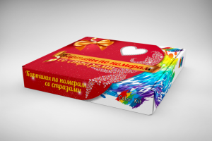 дизайн упаковки картины по номерам