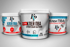 разработка концепта и этикетки клея