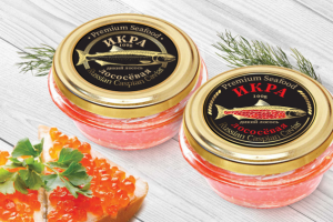 Разработка этикетки для лососёвой икры