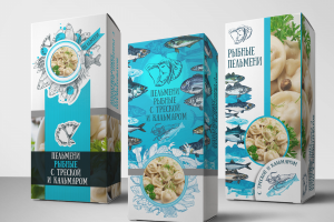варианты упаковок под рыбные пельмени