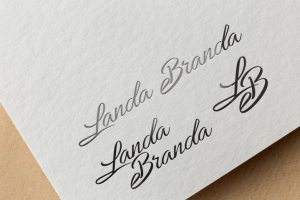 отрисовка текстового логотипа