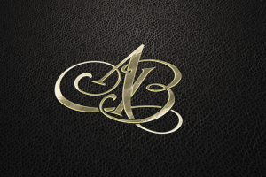 монограмма АВ