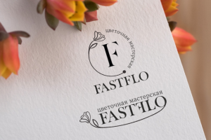 разработка логотипа для мастерской цветов