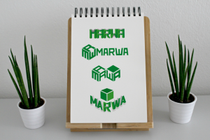 варианты логотипа Марва