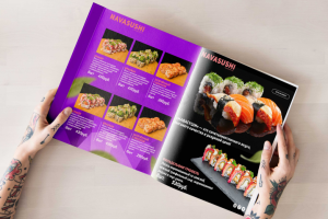 разработка многополосного меню (32 полосы) дизайн и вёрстка