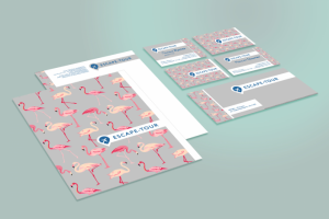 разработка фир. стиля для тур. фирмы