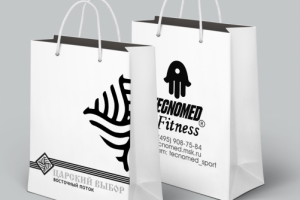 Брендирование бумажного пакета