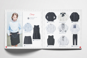 Разворот каталога детской одежды