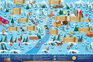 Новогодняя игра-ходилка