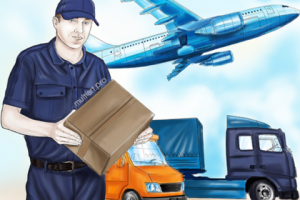 Иллюстрация доставка