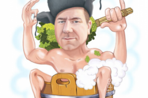 Шарж в бане