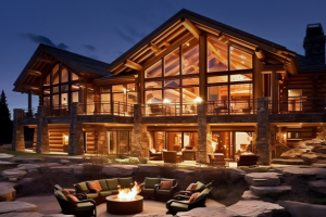 Гостевой бревенчатый дом