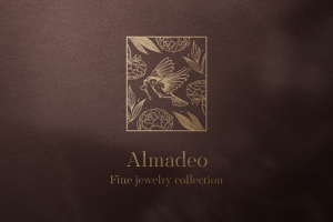 Разработка логотипа для украшений "Almadeo"