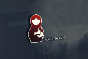 Разработка серии логотипов для ресторана Матрешка